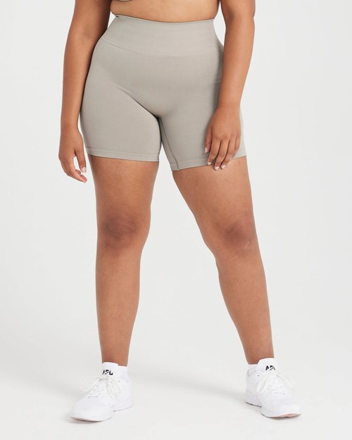 Oner Active Effortless Seamless Shorts Warm Sand | 19YSLNZGJ