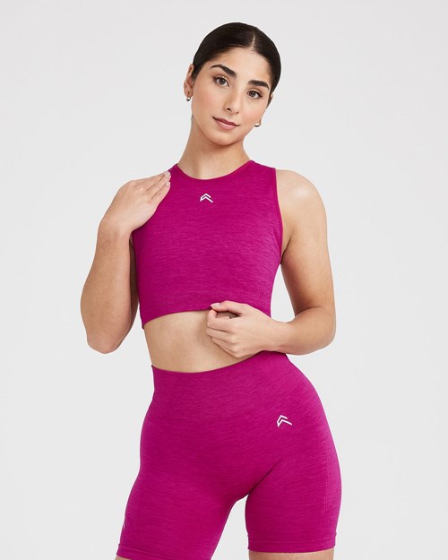 Oner Active Klassische Seamless 2.0 Crop Top Fuchsie | 60IJFZBHE