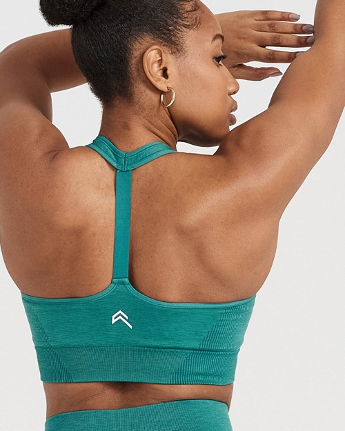 Oner Active Klassische Seamless 2.0 V-Neck Bralette Grün | 32YOVNLGI