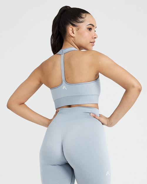 Oner Active Klassische Seamless 2.0 V-Neck Bralette Grau | 58CXFDNML